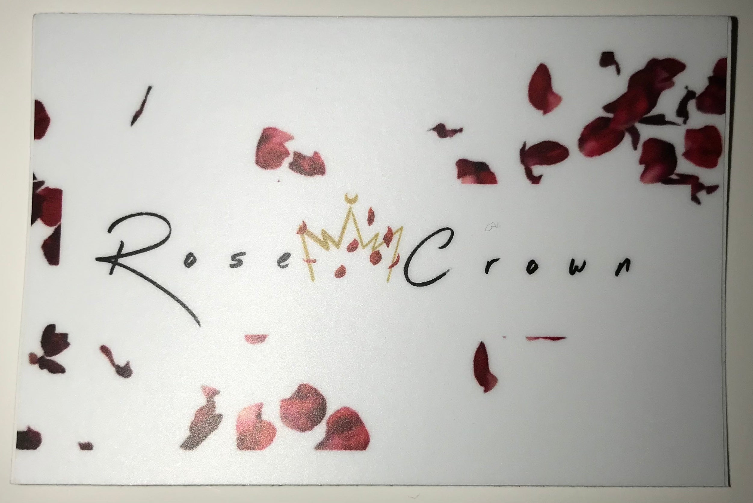 Rose Crown Vinyl Stickers